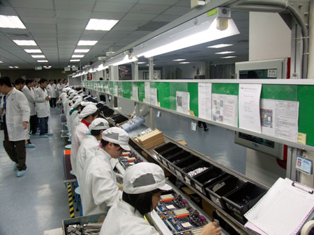主板怎么煉成?深圳最大制造工廠探秘_鑫茂工廠參觀--主板組裝廠(下)_主板頻道_中關村在線